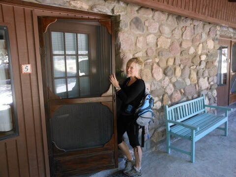 Cave Creek Ranch lodging with a porch