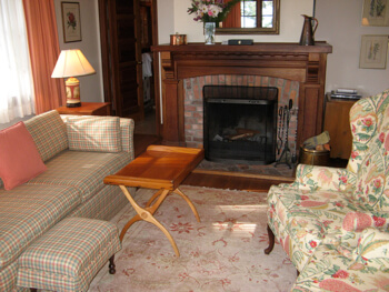 Farmhouse West living room, Hasting House Country House Hotel, Salt Spring Island, BC