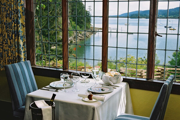 Dining room, Hastings House Country House Hotel, Salt Spring Island, BC