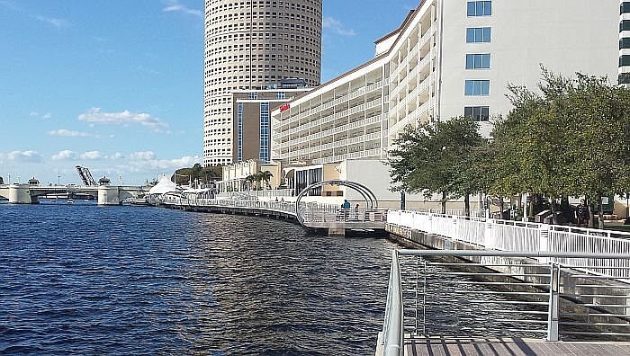 Sheraton Riverwalk Hotel near the Tampa Convention Center