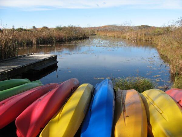 Kayaks at Wye Marsh Wildlife Centre IMG_8303, Midland, Ontario, Canada