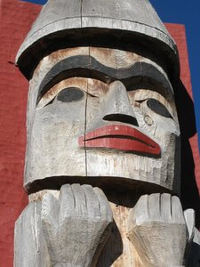 Totem Pole at Squamish Lil'wat Cultural Centre, Whistler, IMG_5854