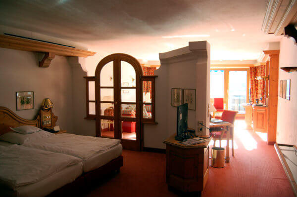 Room at the Traube Tonbach Hotel in Baiersbronn