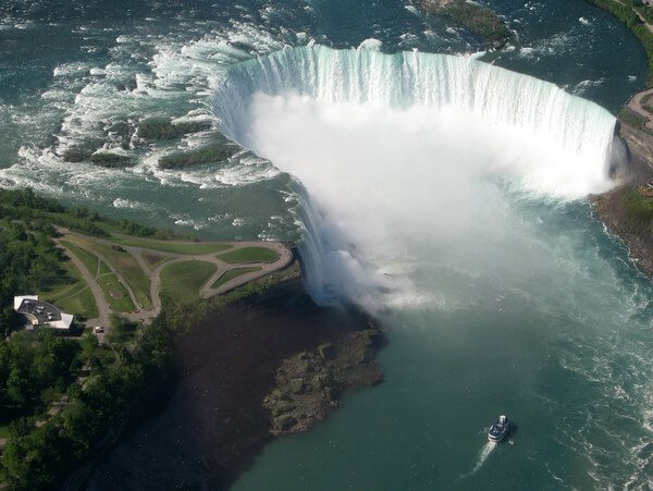 Niagara Falls, view from above, Ontario, Canada