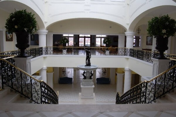 The marble lobby of the Yeatman makes a grand first impression 