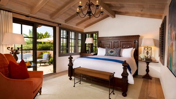 Bedroom, Rancho Valencia Resort, San Diego, California