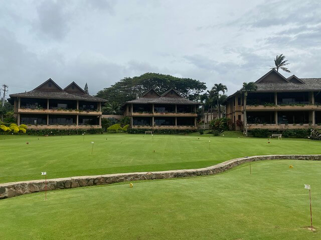 Napili Kai 18 hole putting green, Maui.