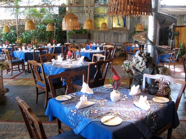 Dining room, Mama's Fish House, Maui, Hawaii