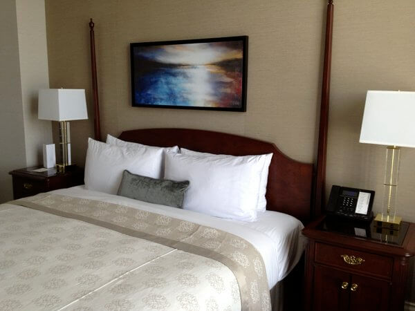 Guest room, Magnolia Hotel, Victoria, BC, Canada