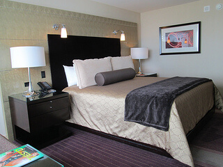 Aria hotel room