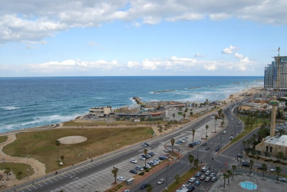 View of the Mediterranean from your Dan Panorama Tel Aviv Hotel