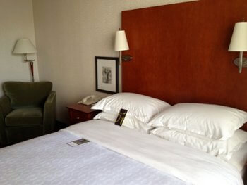 Guest room, Sheraton Cavalier Saskatoon Hotel, Saskatoon, Saskatchewan