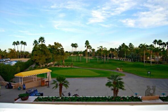 View of the Golf Course from the meeting space at The Phoenician.