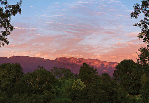 Ojai, California "pink moment"