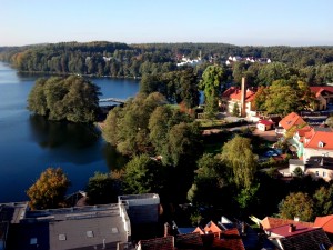 Lagow from the castle tower