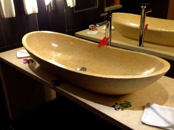 Bathroom sink, French Polynesia