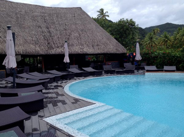 resort swimming pool French Polynesia