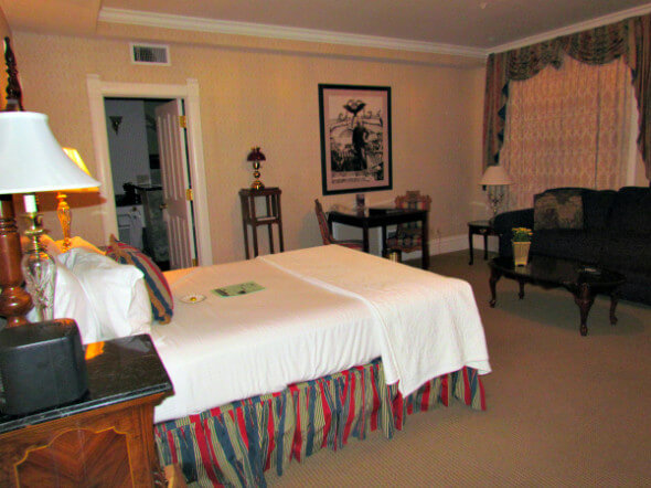 My luxurious Junior Suite accommodations, Cliff House at Pikes Peak, Manitou Springs, Colorado