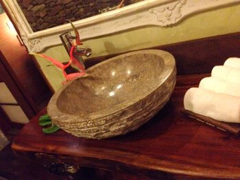 Bathroom, Green Lodge, Moorea, French Polynesia