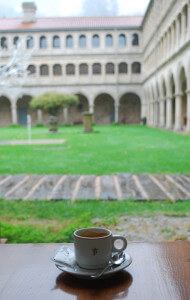 The Porteria cloister at Parador de Santo Estevo