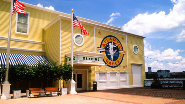 The Atlantic Dance Hall, one of many options along the 1/4 mile promenade, the focal point of the BoardWalk Inn