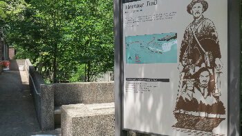 The Heritage Trail can be reached from the Mammoth Cave Hotel.