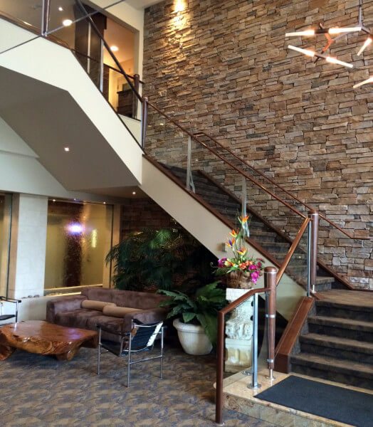 The lobby