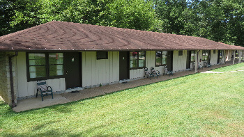 Sunset Terrace rooms. Sit outside and watch for deer.