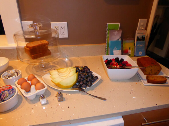 Complimentary continental breakfast at German Village Guest House.