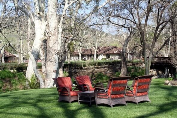 Sitting spot at The Alisal Guest Ranch and Resort