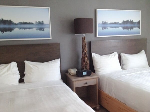 Deerhurst Resort guest room, Huntsville, Ontario, Canada