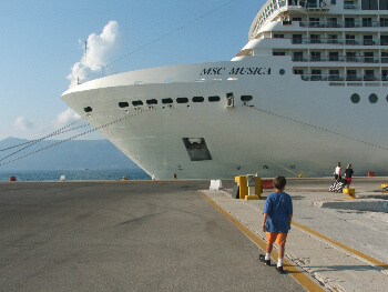 msc musica going to shore