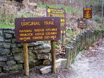 natural bridge trails