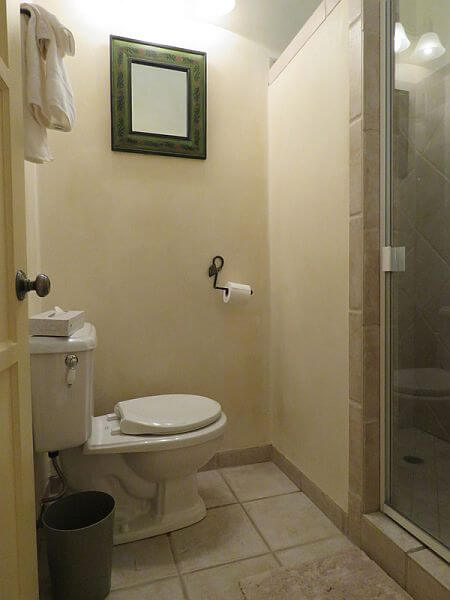 Bathroom in Acorn Room at The Emerald Iguana Inn