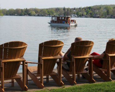 Boat Watching at The Inn on the Lake in Canandaigua, NY