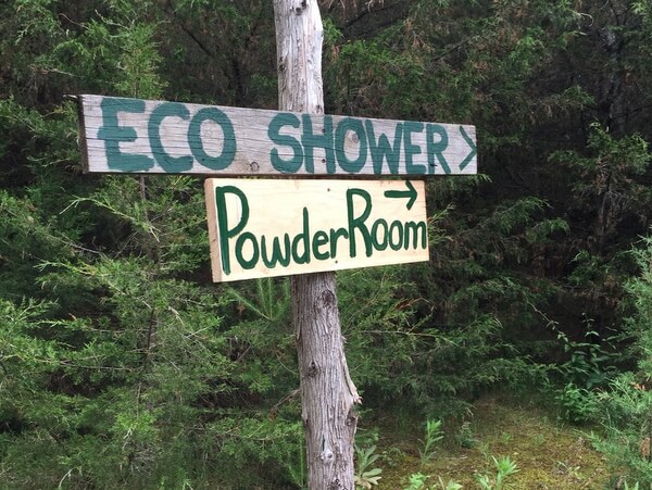 Eco-Shower, Island Spirits, Rice Lake, Ontario