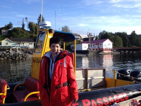 Suited up for an excursion, Tofino, BC, Canada