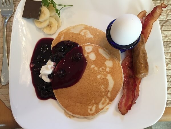 Breakfast, Riverside B&B, Kamloops, BC, Canada  