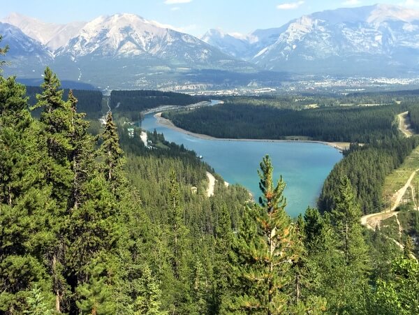 View from Grassi Lakes trail, Canmore Alberta