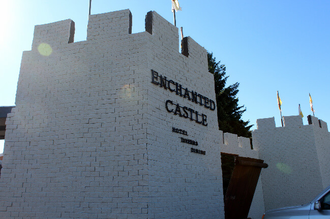 Regent, ND: Where a school becomes a castle hotel.