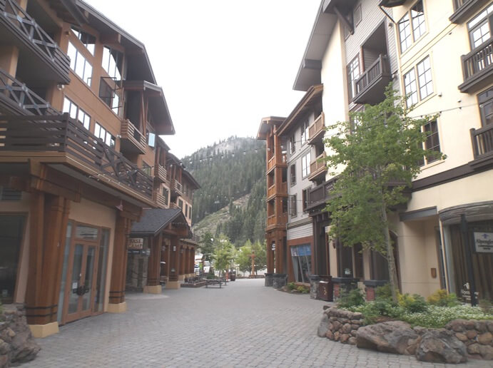 In the Village at Squaw Valley