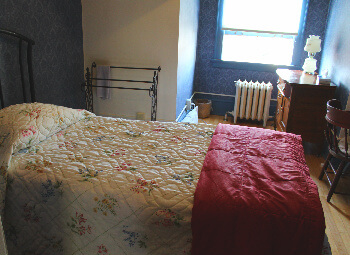 The Laundress Room, cozy but big enough for a small desk.