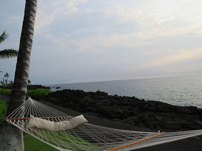 hammock with an ocean view Sheraton Kona Resort