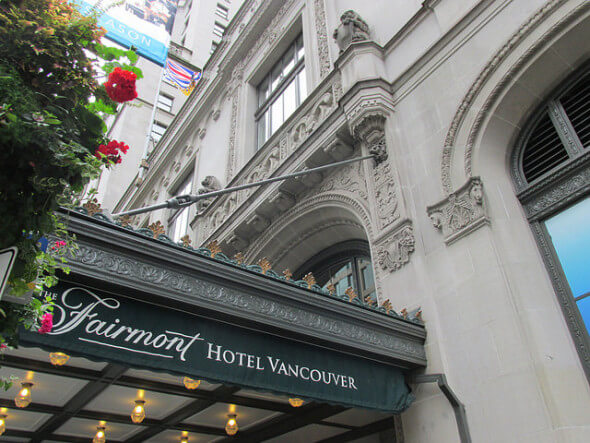 fairmont hotel vancouver, british columbia, hotel