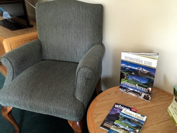 Guest room, Mountaineer Lodge, Lake Louise, Alberta, Canada