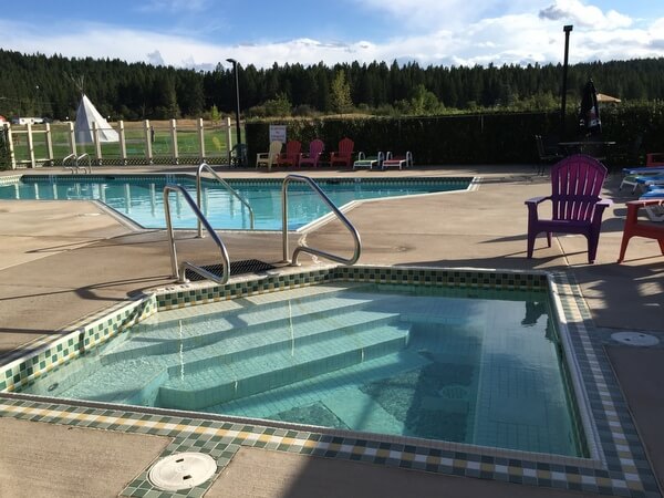 Pool, St. Eugene Resort, Cranbrook, BC Canada