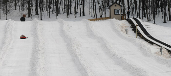 Snow tubing lanes are the most extensive in the Mid-Atlantic