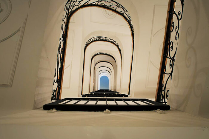 Stairwell at the Dear Hotel in Madrid, Spain (Photo courtesy of the Dear Hotel)