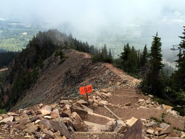 Hiking Trail, Kicking Horse Mountain Resort, Golden BC Canada