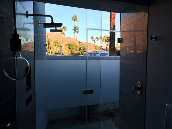 Shower, L'Horizon Hotel Palm Springs California